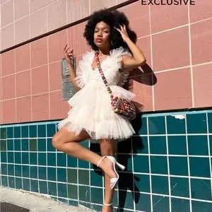 Betsey Johnson | Dresses | Betseys Tiered Tulle Dress Cream
